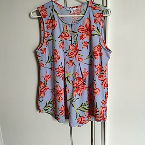 Alfred sung lily print polyester shell - Picture 1 of 3